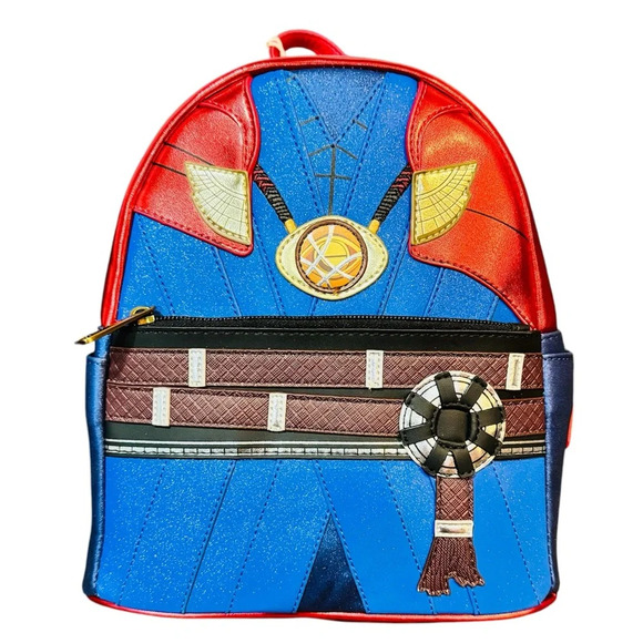 NWT Loungefly Marvel Metallic Doctor Strange Cosplay Mini Backpack - Picture 1 of 6